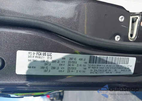 2019 Jeep Compass Limited 4X4 из США, поврежденный, VIN 3C4NJDCB0KT811407